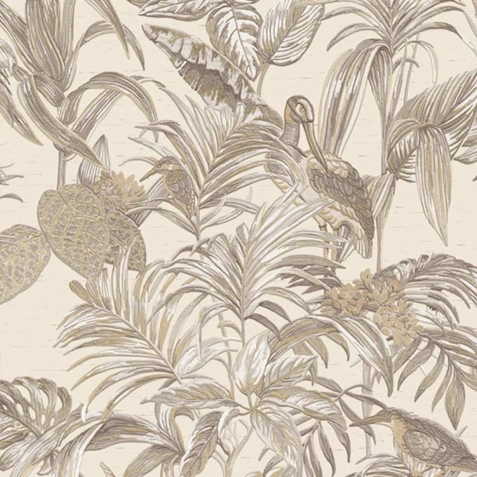 DUTCH-WALLCOVERINGS-Behang-Bird-of-Paradise-crème