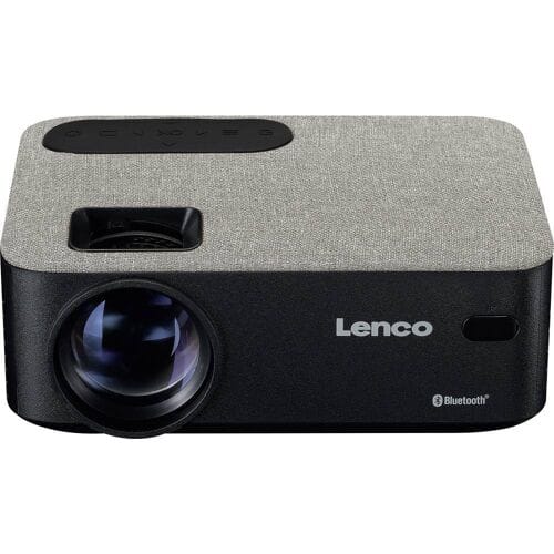 Lenco Beamer - Full HD 1080P - Projector met Bluetooth - LPJ-700BKGY Mini Beamer - Zwart