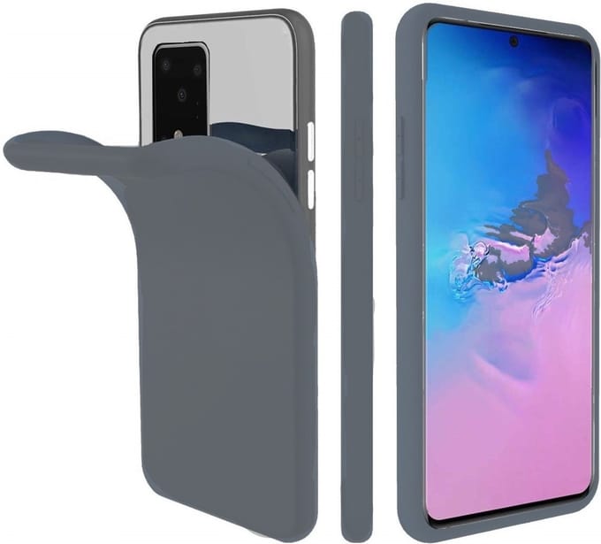 Nano Silicone backcover hoesje Geschikt Voor Samsung Galaxy S20 Grijs