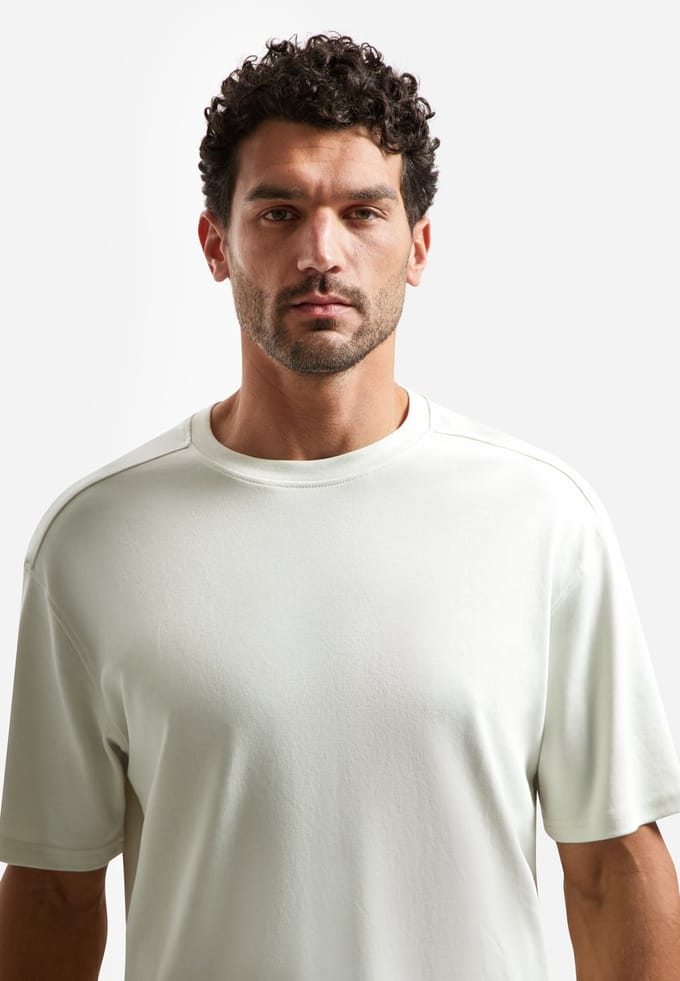 Interlock T-shirt met ronde hals