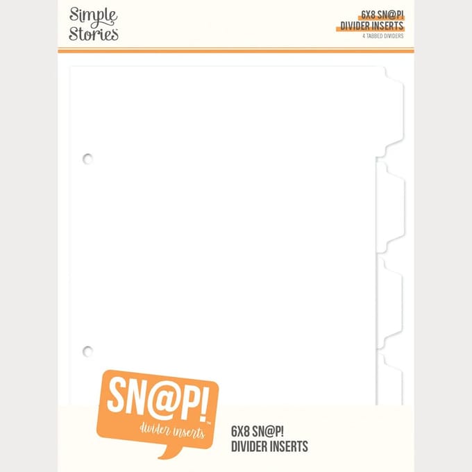 Simple Stories - SN@P! Divider 6x8 Inch Binder Inserts (13333)