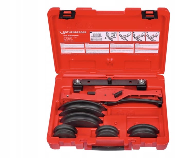TB Maxi-set, 3/8-1/2-5/8-3/4-7/8 Rothenberger 023022X