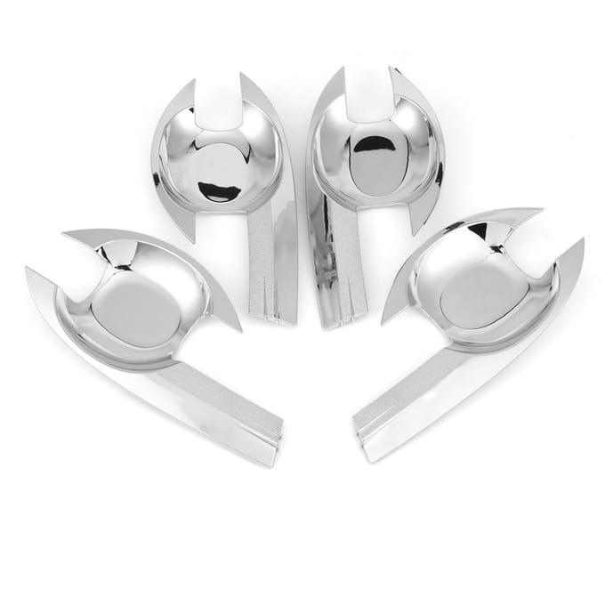 4 STUKS Auto Deurklink Kom Chromeplate Styling Accessoires Geschikt voor ISUZU DMAX 20122015 white