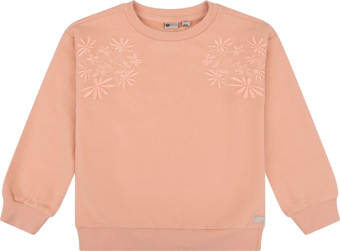 Daily7 - Embroidery Sweater - Peach Pink - Maat 110