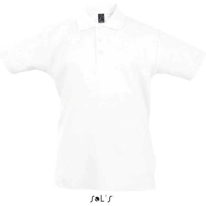 SOL'S Kids´ Summer Polo II L512K - White - 10 years (130/140)