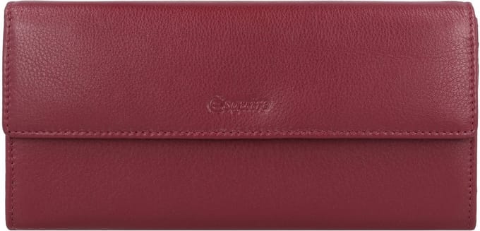 Esquire Viktoria Portemonnee RFID Leer 18,5 cm - Dames - Horizontaal - rot