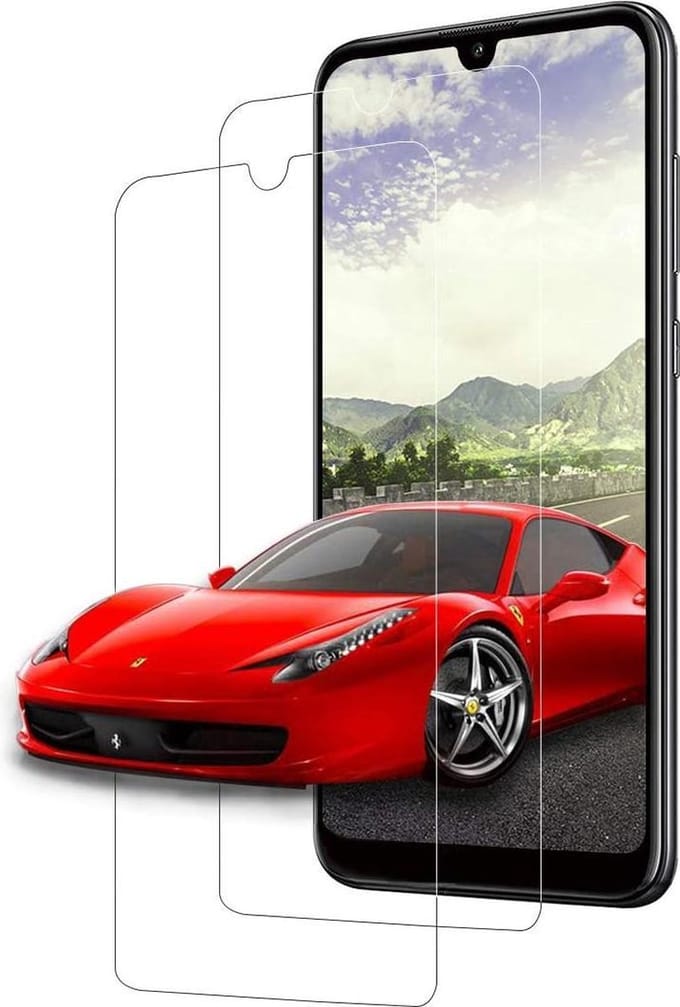 Screenprotector Glas - Tempered Glass Screen Protector Geschikt voor: Huawei Y6S  - 2x