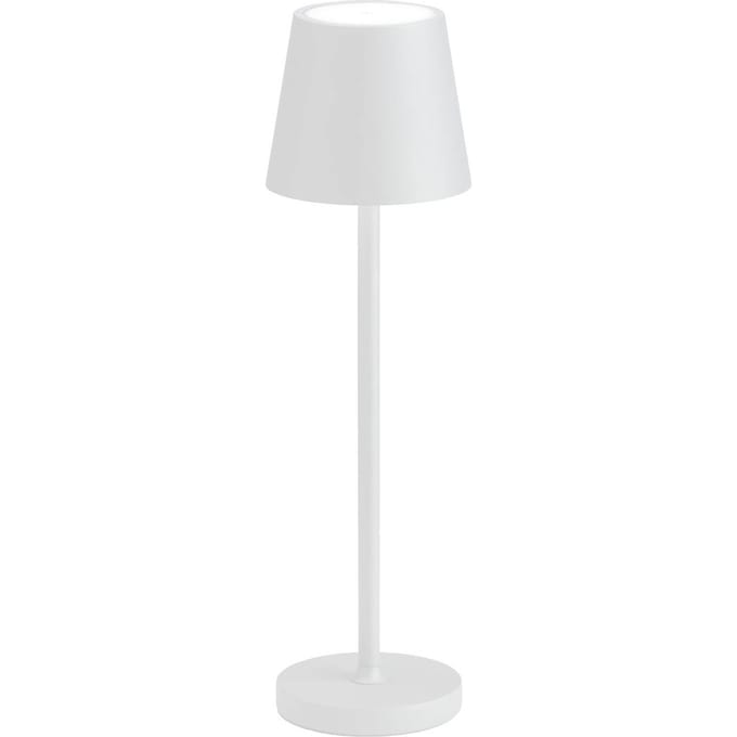 LCD LED tafellamp 5098, oplaadbare batterij, IP54, dimbaar, wit