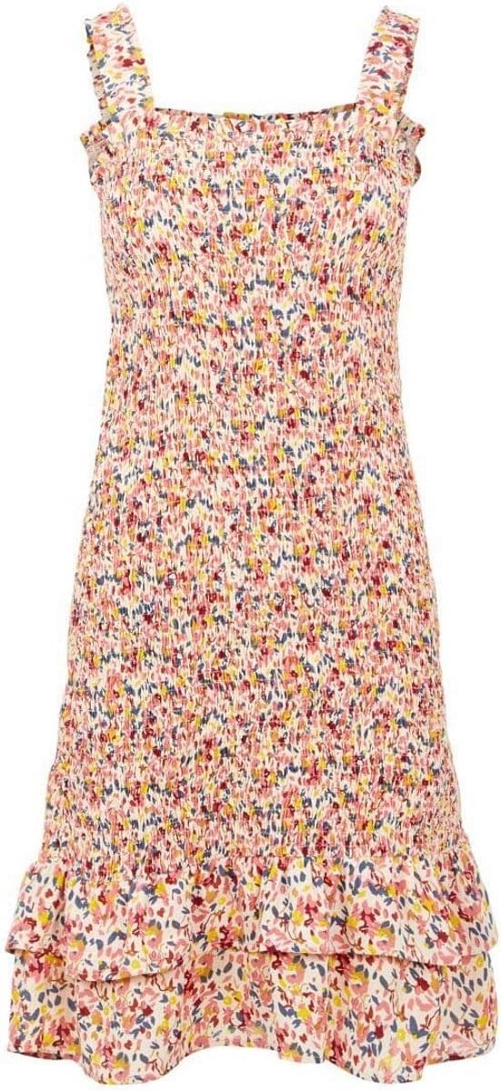Dames Smock Strap Dress - Zomerjurk met Ruches