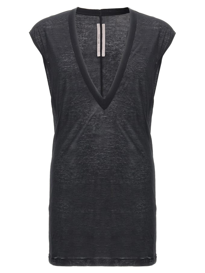 Rick Owens Zwarte Katoenen T-Shirt