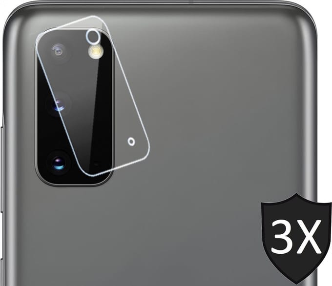 Screenprotector geschikt voor Samsung S20 - Camera Protector Lens - 3 Stuks