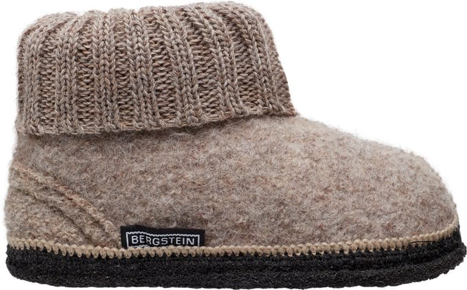 Bergstein Cozy Unisex Junior Sloffen - Beige