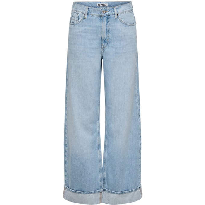 ONLY - ONLHOPE HW WIDE FOLDUP DNM CRO315 NOOS - Dames - Jeans