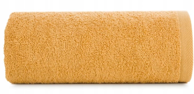 Badhanddoek Frotte 16x21 cm Mosterdgeel 100% Katoen