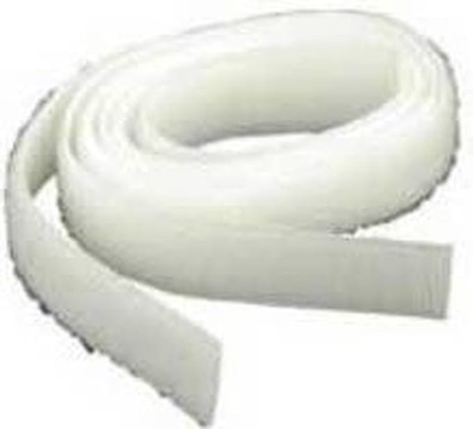Verlofix Klittenband Zelfklevend 20 Mm X 1 M Wit
