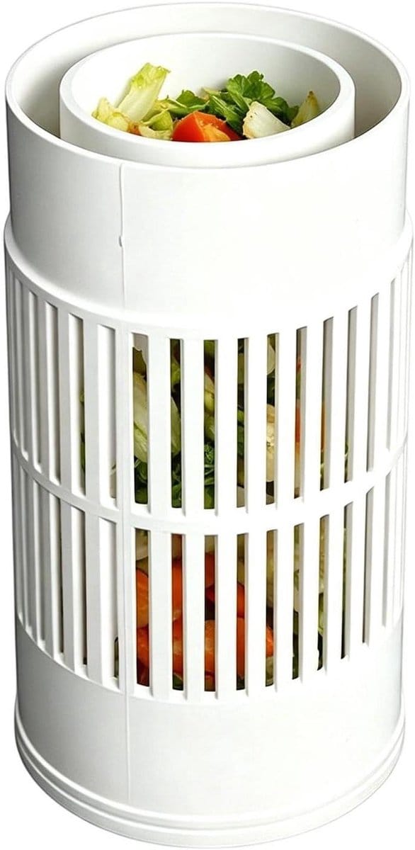 Wormencompostbak - Ondergrondse composter - Afval verwerken - Versterkte duurzame constructie - 29 x 131 x 124 cm - Stijl B