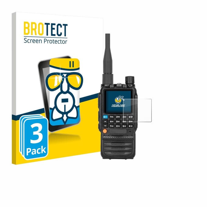 Screenprotector 3 Stuks voor Tidradio TD-H3 Beschermglas transparant