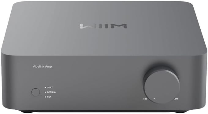 WiiM Vibelink - Amplifier - 2x100W - 8 Ohm - Grey