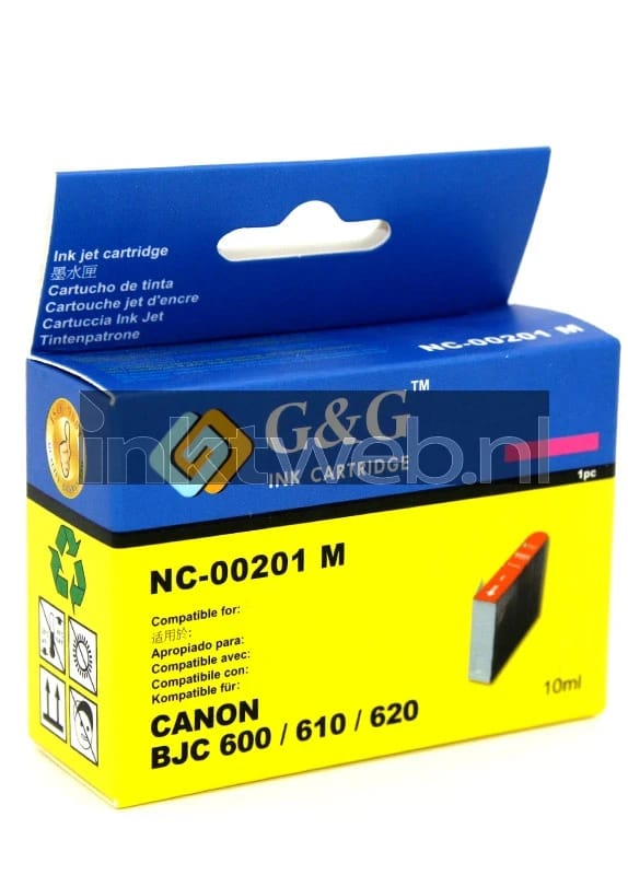 Huismerk Canon BJI-201M magenta (Huismerk (compatible))