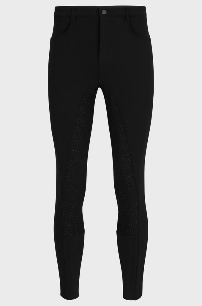 Boss Equestrian Rijbroek Heren Full Grip Jim Core M Zwart