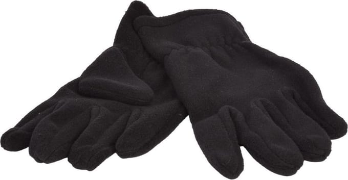 P&T Handschoenen Dames - Micro Fleece - Zwart