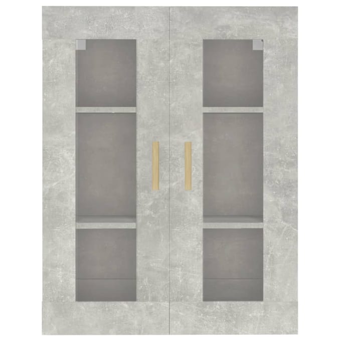 vidaXL - Bovenkast - 69,5x34x90 - cm - betongrijs
