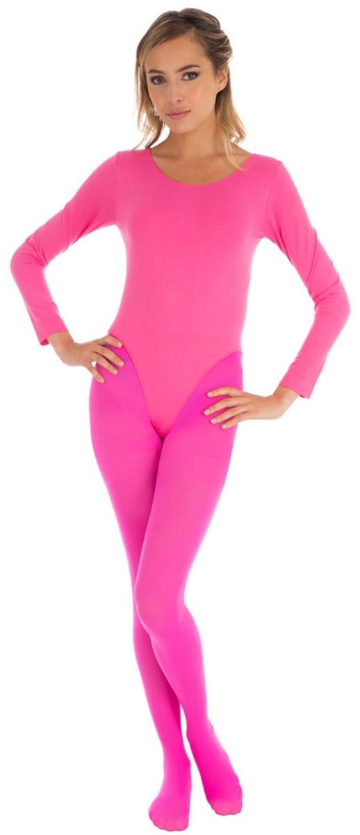 "Fuchsia body voor volwassenen - Verkleedattribuut - Small"