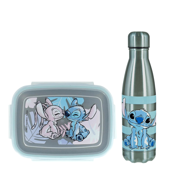 Lilo & Stitch Lunchset - Aluminium Lunchbox - Aluminium Drinkfles