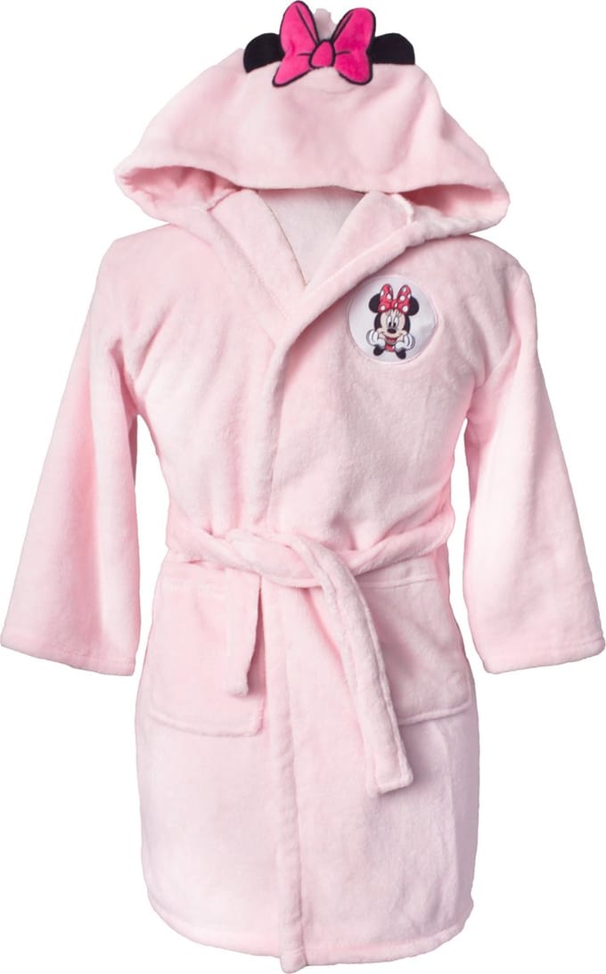 Disney Minnie Mouse Badjas, Love - 6/8 jaar - 100% Polyester