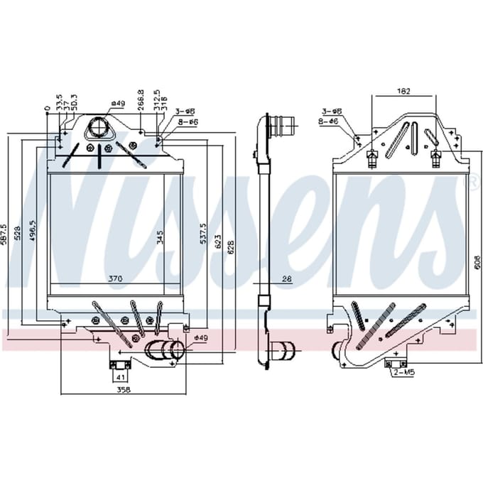 Intercooler NISSENS 96791