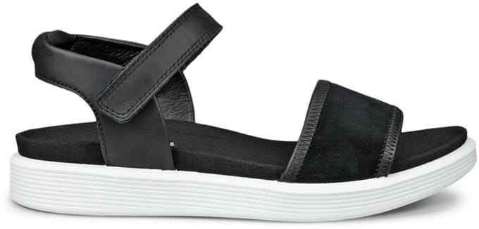 ECCO SOFT SANDAL W Dames Sandalen - Zwart
