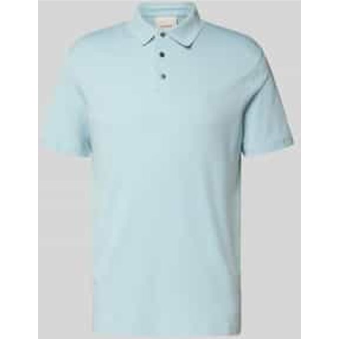 Relaxed fit poloshirt met logostitching, model 'SUPMA'