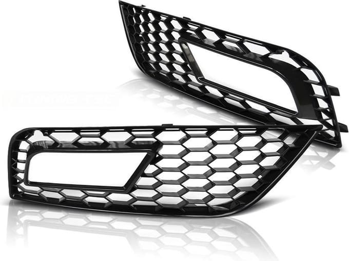 Grill geschikt voor AUDI A4 (B8) 11 11-15 GLANZEND ZWART