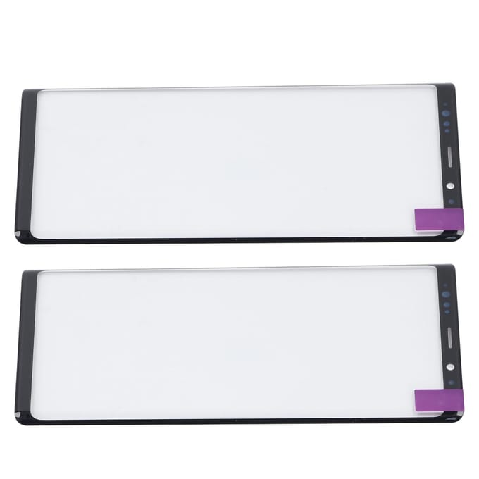 2 STUKS Buitenste Scherm Vervanging voor Galaxy Note 9 Telefoon Buitenste Glas Scherm met OCA white