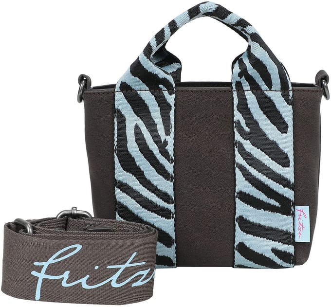 Fritzi aus Preußen schoudertas Bini Heritage Crossbody Espressini donkerbruin