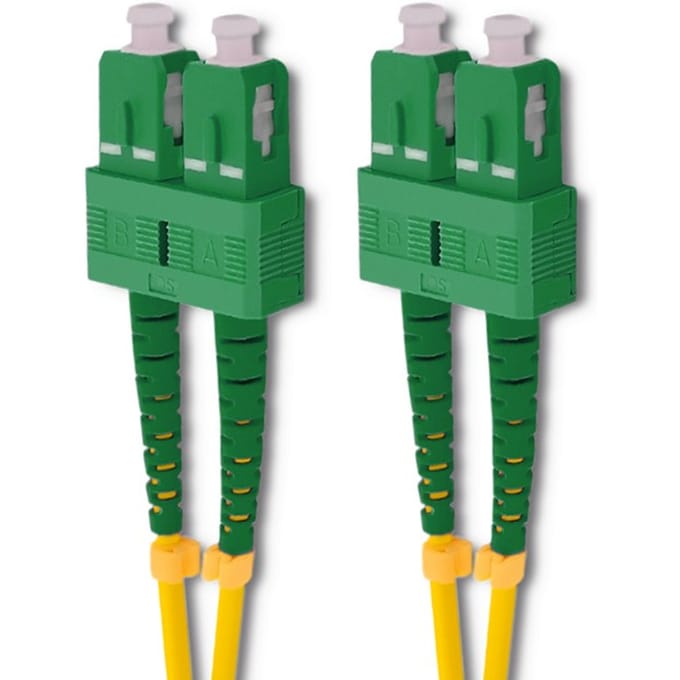 Qoltec Glasvezel Patchcord SC/APC-SC/APC |   Singlemode |   9/125 |   G652D |   Duplexwoning |   120m
