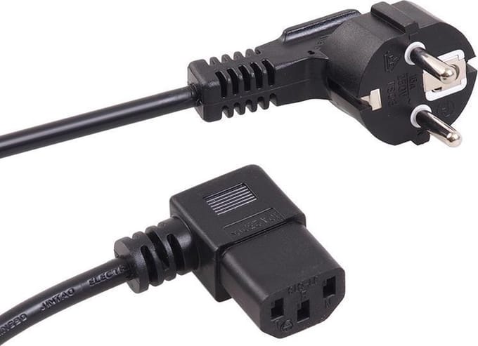 Stroomkabel Netsnoer EU Maclean TV PC 1,5m