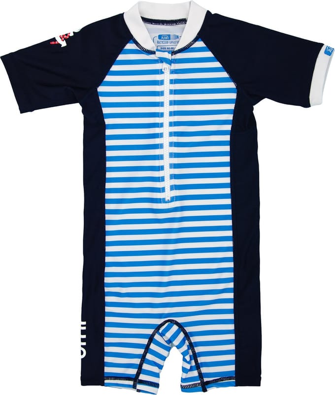JUJA- uv-zwempak baby's - korte mouw - blauw - 74/80cm