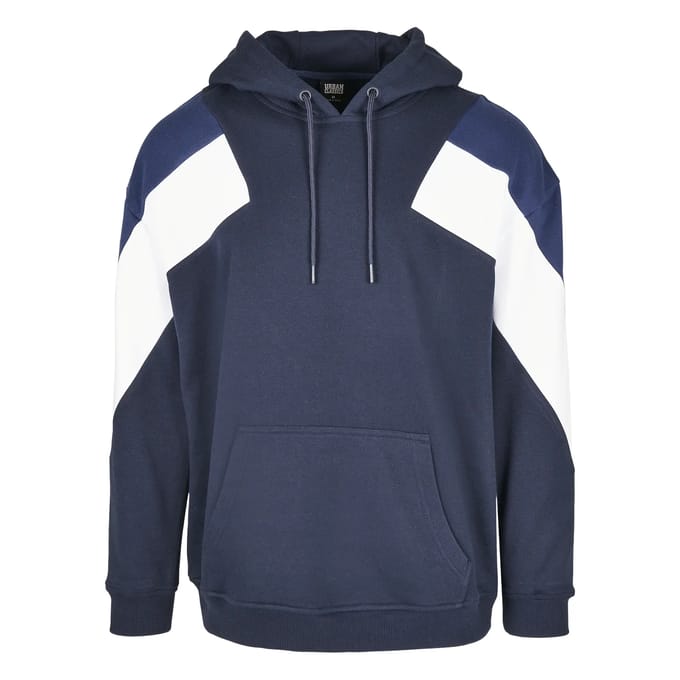 Urban Classics - Oversize 3-Tone Hoodie/trui - L - Multicolours