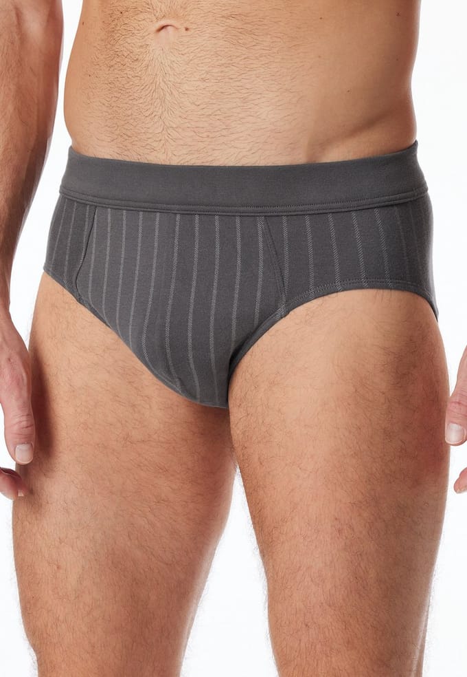 Schiesser – Fine Interlock - Slip – 181834 – Anthracite – Maat XXL