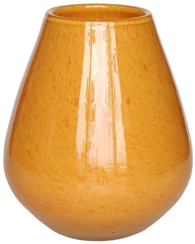 Vaas Tasman Elite | Geel | Mondgeblazen dik glas | Ø18 x H20 cm