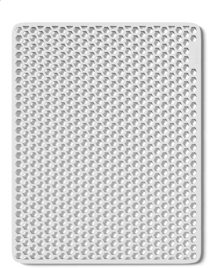Bodo® Gootsteenmat - Rechthoekig - Wit - 36 x 46 cm - Voor 40 x 50 cm Wasbak