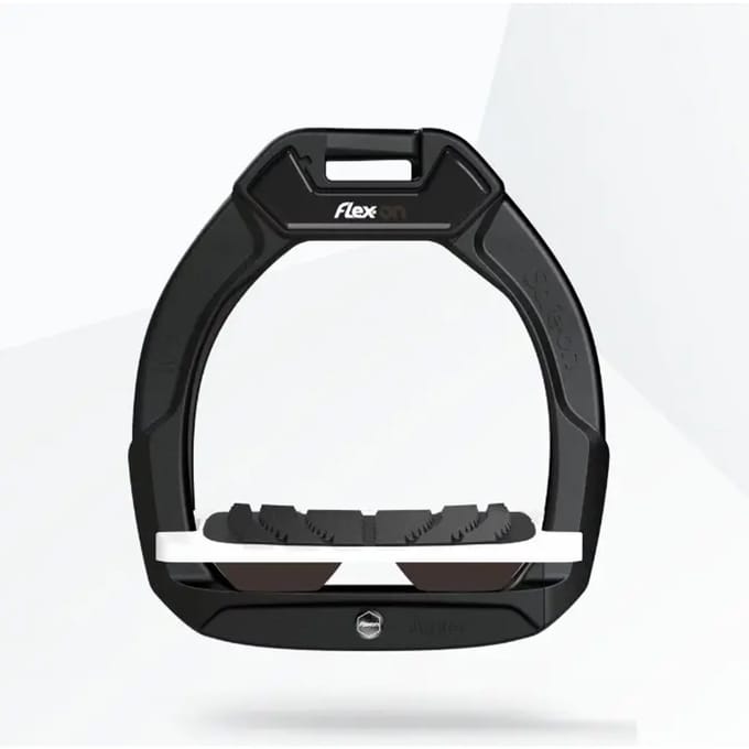 Veiligheidssportbeugels Hellend Grip Zwart/Wit/Bruin Kind Flex-On Safe-On
