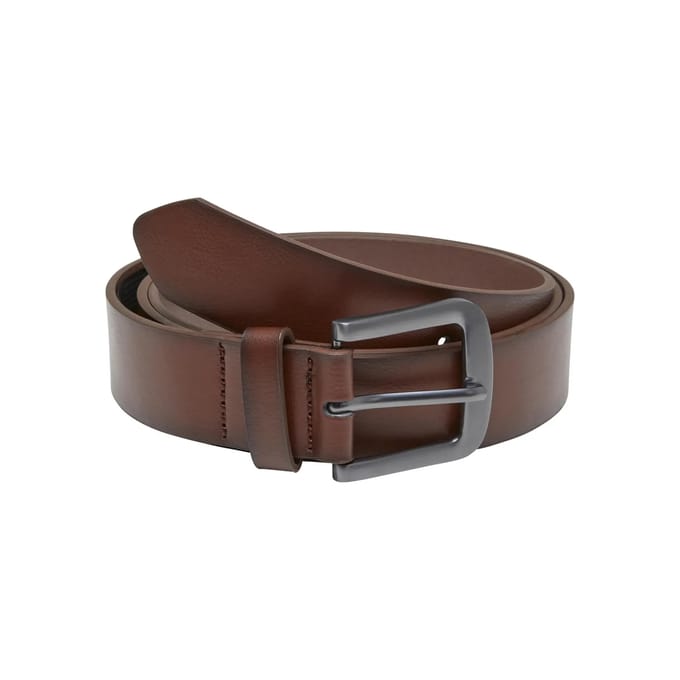 Urban Classics Easy Synthetic Leather Belt Riem bruin S-M Polyurethaan - Basics