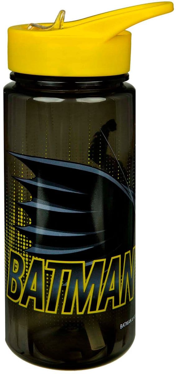 Undercover drinkfles Batman 500ml - kindvriendelijke rietjesbeker zwart.