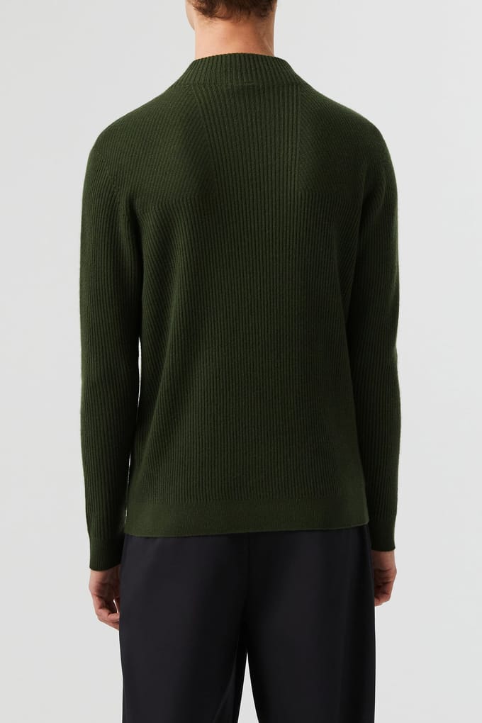 AlphaTauri Ata Fluck V4.y7.02 Pullover Dark Green Größe: S | Turtlenecks Outlet | Herren | Grün