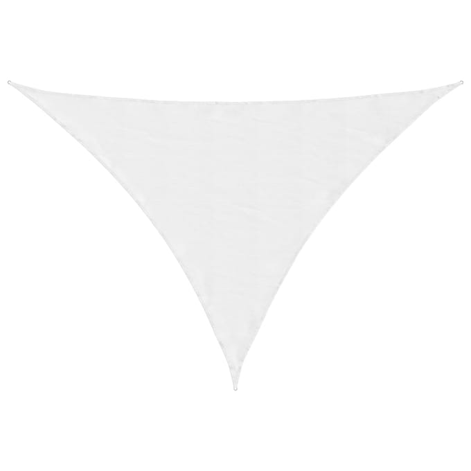 vidaXL - Zonnescherm - driehoekig - 3x3x4,24 - m - oxford - stof - wit