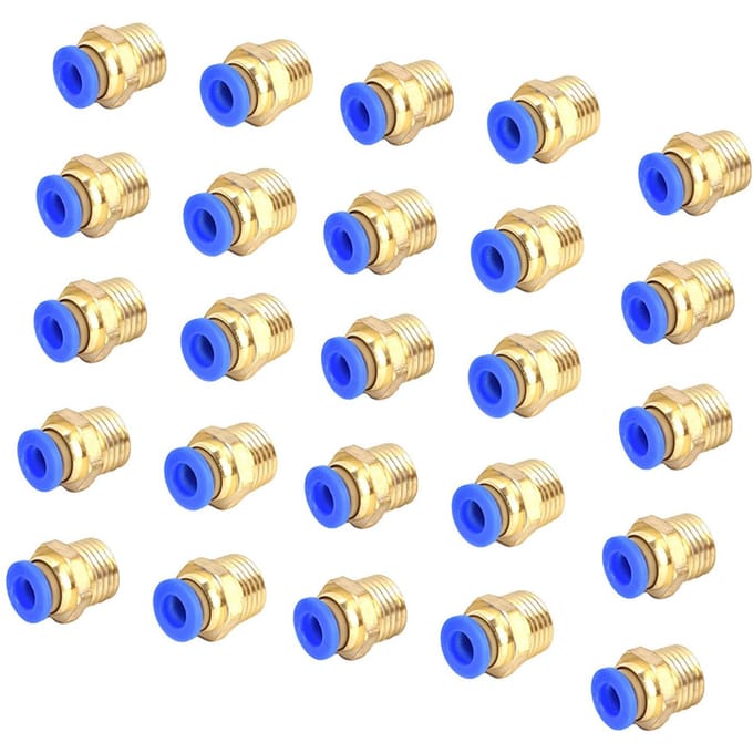 25 stuks Pneumatische Push Snelkoppeling Mannelijk Adapter pc602 G14