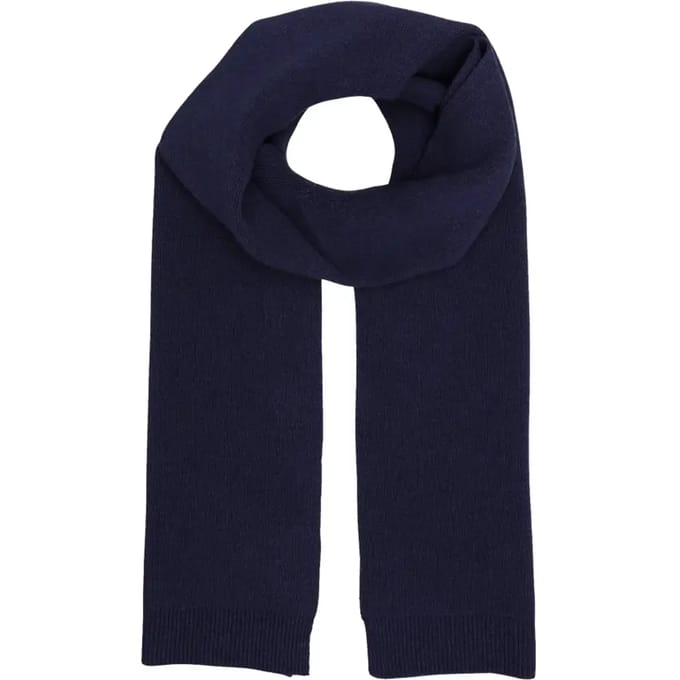 wollen sjaal Colorful Standard Merino navy blue