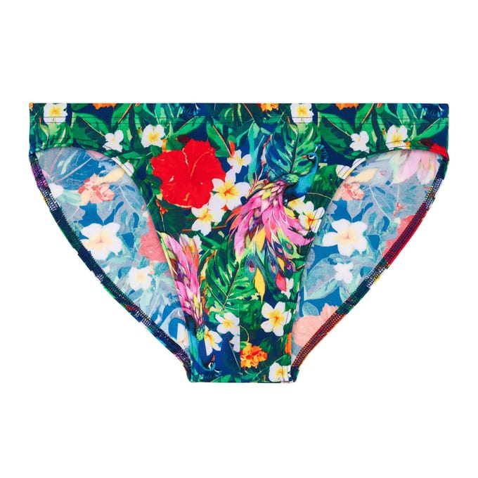 HOM Badehose Swim Micro Briefs Peacock
